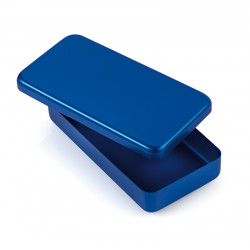 BLUE ALUMINIUM BOX