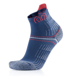 RUN ANATOMIC COMFORT ANKLE WOMEN BLEU GRIS : chaussettes - Podiatech