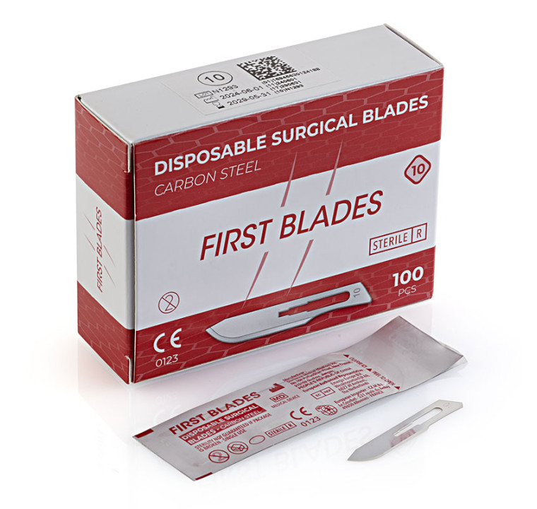 100 BISTOURI FIRST BLADES : healthcare consumables - Podiatech