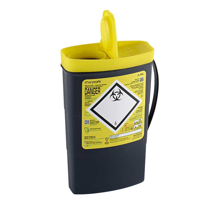 450 ML BLADE DISPOSAL BOX: treatment consumables – Podiatech