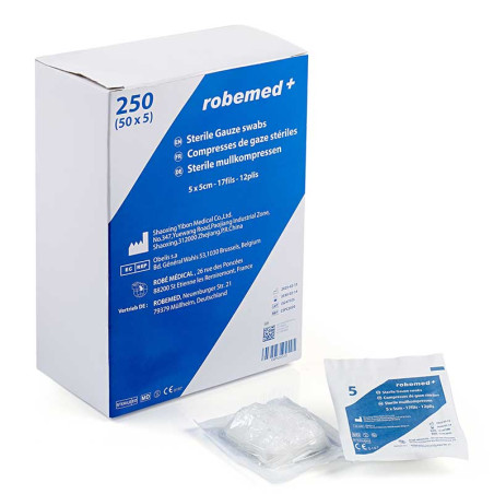STERILE COMPRESSES: non-woven 4-ply compresses – Podiatech