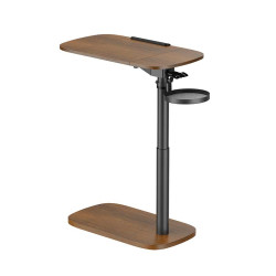table-appoint-reglable-marron-noir