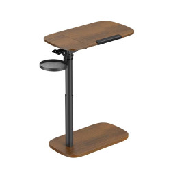 table-appoint-reglable-marron-noir