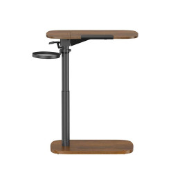 table-appoint-reglable-marron-noir