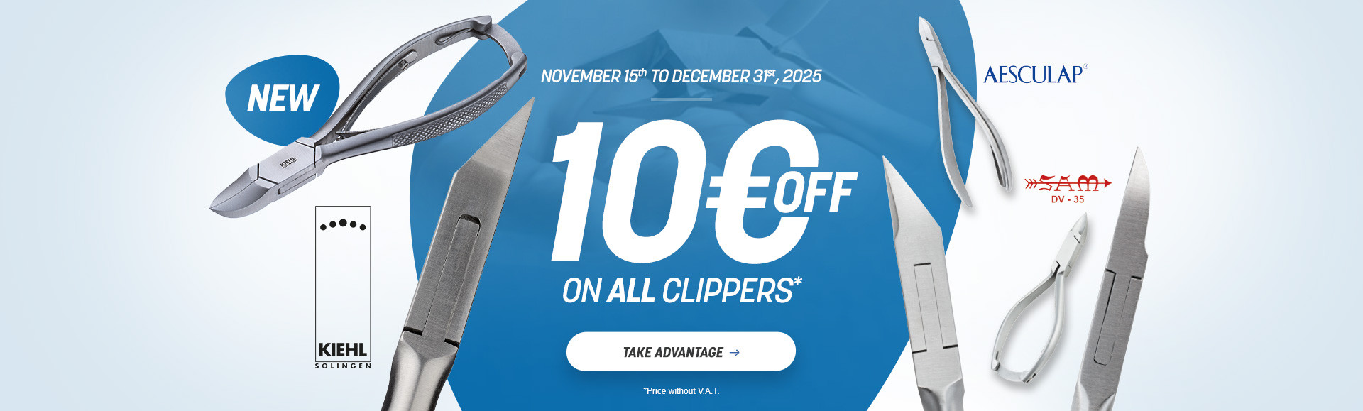 10€off on clippers until 31/12/2025