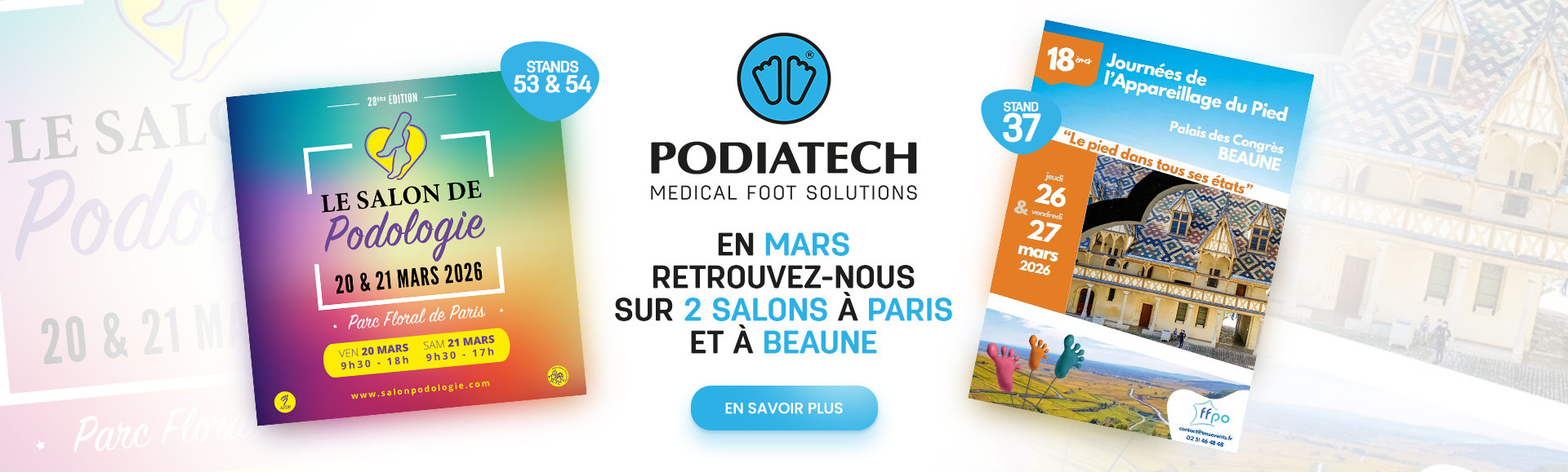 Retrouvez nous aux salons AFDP et FFPO en mars 2026