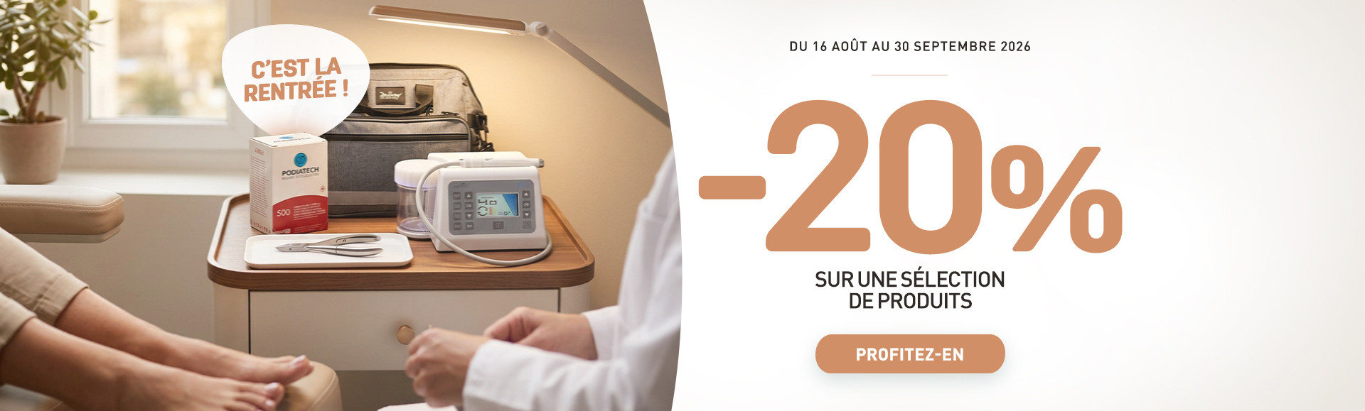 -20% offre de rentrée jusqu'au 30/09