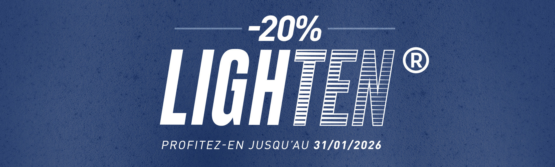 -20% sur le Lighten jusqu'au 31/01/2026